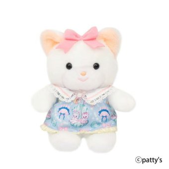 SWIMMER レトロぬいぐるみ これくしょん mini クリーミーねこ 専用ポーチ付き ぬいぐるみ 人形 レトロ雑貨 ファンシー雑貨 プレゼント ギフト 癒し系 キャラクター