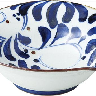 波佐見 karakusa なぶり大鉢  商品220×215×70mm（800ml）