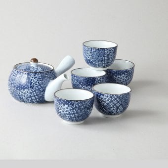 有田焼　五条急須茶器セット 磁器 有田焼 やきものの里から、暮らしを贈ります。　ギフト 食器 セット テーブルウェア