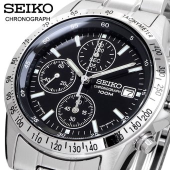 SEIKO 腕時計 セイコー 時計 ウォッチ 国内正規 クォーツ 1/20秒クロノグラフ タキメーター 100M ビジネス カジュアル メンズ SND367P
