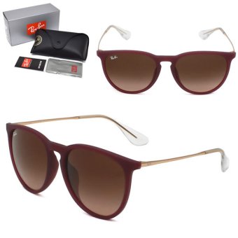 Ray-Ban レイバン サングラス 0RB4171F 6815A5 57 ERIKA エリカ ローブリッジフィット メンズ レディース ユニセックス RUBBER VIOLET BROWN