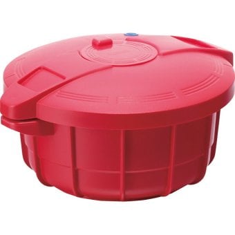 【直送】マイヤー 電子レンジ圧力鍋 [26-0294-030] MPC-2.3IR 2.3L イタリアンレッド 電子レンジ専用 レシピ 蒸し板付 簡単調理 時短 軽量 コンパクト レンジ調理器 ギフト プレゼント お返し