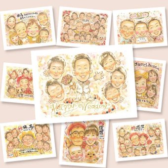 結婚のプレゼントに、より気持ちが伝わる贈り物に。大切なお祝いにも安心してご注文いただけます。 結婚祝い プレゼント 似顔絵 名入れ 手描き 贈り物 ギフト 結婚 挙式 感謝 結婚式 婚礼 大人数 新郎 新婦 下書き確認 修正無料 名入れ サプライズ 一生もの 親孝行 そっくり 結婚式 一生もの 入籍 披露宴 感激 感謝の品 メモリアルギフト キレイ 記念日 長寿祝い 大量注文 傘寿祝い 応援