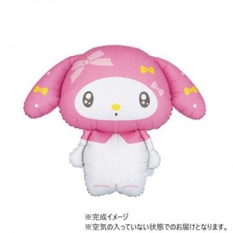 ダイカットバルーン マイメロディ リボン サンリオキャラクターズ 風船 大きい 誕生日 飾り付け パーティー イベント グッズ キャラクター 子供 キッズ 部屋 装飾 撮影アイテム 記念日 サンリオ正規ライセンス品
