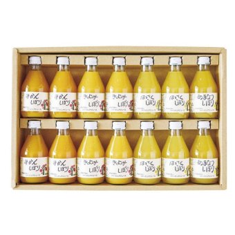 お歳暮・冬ギフト 伊藤農園 100%ピュアジュース180ml14本セット (ITO-50714g) ※送料無料(北海道・沖縄・離島への配送不可)