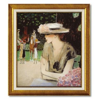 カシニョール  カバリエ  アートフレーム 額入り 絵画 送料無料 CA-13012 アート ゲル加工 壁掛け インテリア フランス作家