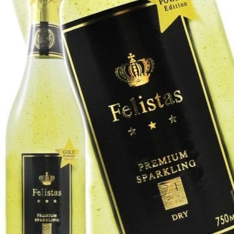 フェリスタス　金箔入り 750ml 【 ドイツスパークリングワイン 】【 4694 】【 ハロウィン 贈り物 ギフト プレゼント 誕生日 結婚のお祝い 】