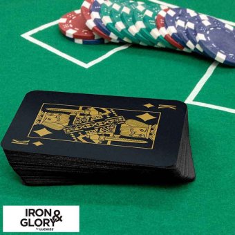 Iron&Glory ひと味違う 漆黒のトランプ 紙製 Up The Ante ケース付き