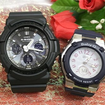 ペアウオッチ gショック恋人たちのGショック ペアウオッチ  G-SHOCK BABY-G  ペア腕時計 カシオ 2本セット  GAW-100B-1AJF BGA-1100-2BJF プレゼント       プレゼント 誕生日 御祝い 銀婚式 結婚記念日 婚約 人気  婚約　夫婦 高級　クリスマス プレゼント おすすめ