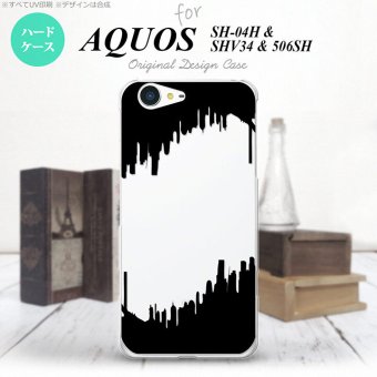 【SHV34】【スマホケース/スマホカバー】【アクオス セリエ】SHV34 スマホケース AQUOS SERIE SHV34 カバー アクオス セリエ イラストデザイン（B） 黒 nk-shv34-194【メール便送料無料】