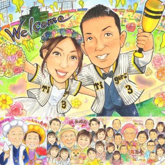 結婚記念日の記念に、気持ちが伝わる似顔絵をお届けします。 似顔絵 結婚祝い プレゼント ギフト 名入れ 手描き 贈り物 結婚記念日 記念 ウェルカムボード お祝い 挙式 友人 友達 家族 同僚 カップル 名入れ 下書き確認 修正無料 宝物 一生もの かわいい サプライズ ウェディング 結婚式 宝物 一生もの オーダーメイド 節目 ハロウィン 贈答品 オリジナル メモリアル 記念日 メモリアルギフト