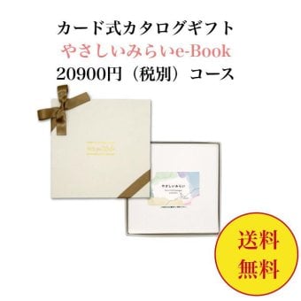 20000円 【送料無料】 エコ SDGS カード式 カタログギフト e-book やさしいみらい きらり  20900円 ハーモニック 結婚 引き出物 内祝 お返し お祝い 出産内祝 出産お祝い おすすめ 2万円 法事 法要 香典返し 満中陰志 引っ越し 新築 快気祝い 記念品 目録