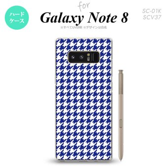 【SC01K】【スマホケース/スマホカバー】【ギャラクシー ノート8】SC01K スマホケース Galaxy Note8 SC-01K カバー ギャラクシー ノート8 千鳥柄 青白 nk-sc01k-905【メール便送料無料】
