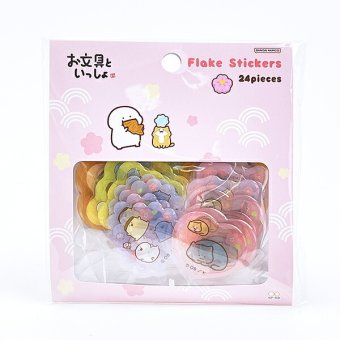 お文具といっしょ ぷっくりシール (お花) 文具