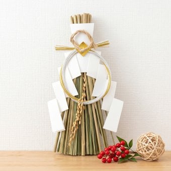 しめ縄 国産 日本製 おしゃれ 注連縄 しめ飾り 正月飾り 玄関 モダン 水引 リース 祝麻 迎春 お正月飾り 干支 十二支 門松 .しめ縄.