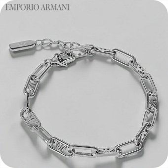 エンポリオ・アルマーニ ブレスレット メンズ レディース ブランド EMPORIO ARMANI China EGS3249040 シルバー アクセサリー
