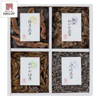 廣川昆布 御昆布 佃煮 詰め合わせ ギフトセット 4種入 つくだに 惣菜 ご飯のお供 佃煮詰め合わせ【北海道・沖縄県・離島 配送不可】