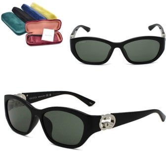 GUCCI サングラス グッチ GG1826SK-001 サングラス EYEWEAR アジアンフィット ブラック グレー メンズ レディース ユニセックス