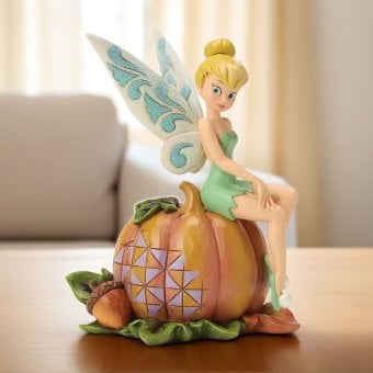 ティンカー・ベル オン パンプキン 14.6cm ピーターパン ハロウィン | ディズニー トラディションズ ジムショア グッズ フィギュア 人形 置物 彫刻 Jim Shore 正規輸入品
