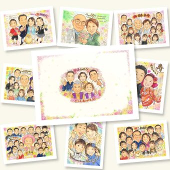 傘寿祝いの記念に、笑顔あふれる手描き似顔絵を贈りませんか。大切なお祝いにも安心してご注文いただけます。 似顔絵 ギフト 傘寿祝い プレゼント 名入れ 手描き 贈り物 傘寿祝い 長寿 記念 お祝い 大人数 祖父母 おばあちゃん おじいちゃん 下書き確認 名入れ 修正無料 一生もの かわいい 喜ばれる 似てる 80歳 敬老の日 親孝行 長寿祝い 喜寿祝い 感謝の品 初任給 快気祝い 大量注文 感激