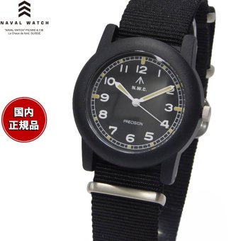 ナバルウォッチ NAVAL WATCH 腕時計 メンズ レディース ミリタリー Camper TYPE ブラック Mil.-08ca-BK【2026 新作】