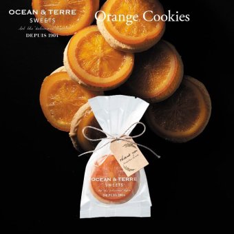 オレンジクッキー 1個 〈AS144〉 オーシャンテール スイーツ ラッピング対応外です OCEAN&TERRE スウィーツ 出産内祝い 結婚内祝い 新築内祝い 結婚式 菓子折り 手土産 お菓子 otsv6