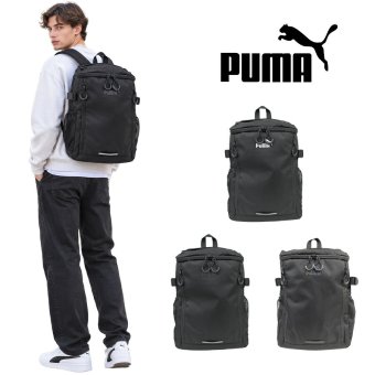 PUMA トレジャー スクエアデイパック 20L リュック 大容量 リュックサック かばん カバン 鞄 普段使い レディース メンズ ギフト プレゼント ブラック j20528