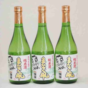 【 6本セット】コレなら納得の銘酒　秋田銘醸　爛漫　純米まなぐ凧　720ｍｌ（秋田県）×6