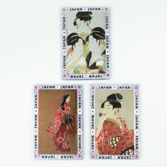 角型マグネット LL 3個セット A 浮世絵 お土産 日本 土産 souvenir JAPAN Magnets ご当地 外国人 スーベニア ジャパン