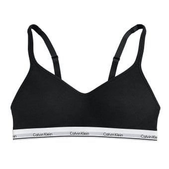 カルバンクライン Calvin Klein(CK) ブラ&ショーツ ブラレット ブラジャー ロゴ 2WAY ノンワイヤー ストラップ アンダーウェア 下着 QP3561O レディース ブラック