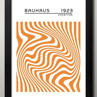 日本製 バウハウス BAUHAUS A3 サイズ ポスター アート おしゃれ 絵画 インテリア 北欧 イラスト マット紙 艶消し アートパネル 額 フレーム デザイン 壁掛け ギフト 新築祝い ディスプレイ  速達 送料無料