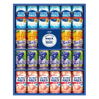 送料無料 お歳暮 カルピス&Welch's バラエティギフト CWM3R ※ 北海道・沖縄・離島は配達不可 全国送料無料御中元ギフト早割お中元2026御中元御見舞お見舞いお取り寄せグルメスイーツ