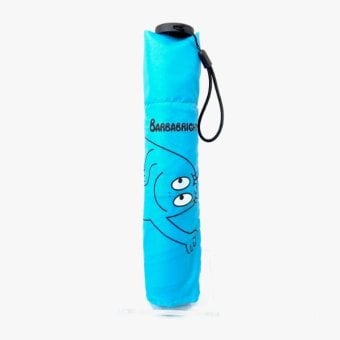BARBAPAPA バーバパパ 雨晴兼用 軽量 ミニ傘  折りたたみ傘 ピカリ ブルー グッズ