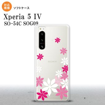 Xperia 5IV Xperia5IV スマホケース 背面ケースソフトケース ティアレ A ピンク 2022年 10月発売 nk-xp54-tp1075