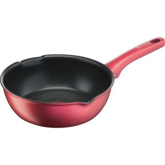 【直送】ティファール T-fal IHルージュ アンリミテッド マルチパン 22cm [26-0282-031] G26275 IH対応 フランス製 こびりつきにくい 耐久性 2倍長持ち 万能深型フライパン 煮込み お知らせマーク 調理器具 ギフト