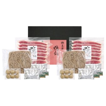 お歳暮・冬ギフト 京都糸源 鴨鍋 (KF-INQ12) ※送料無料(北海道・沖縄・離島への配送不可)