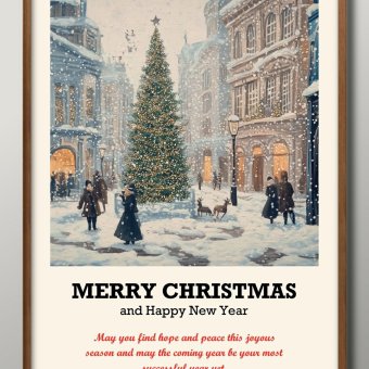 日本製 メリー クリスマス Xmas Christmas サンタクロース ビンテージイラスト A3 サイズ ポスター アート おしゃれ 絵画 インテリア 北欧 イラスト マット紙 艶消し アートパネル 額 フレーム デザイン 壁掛け ギフト 新築祝い ディスプレイ  速達 送料無料