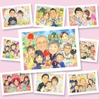 喜寿のギフトに、似顔絵プレゼントで思い出マシマシしませんか。相談しながら作れる、あたたかな似顔絵ギフトです。 似顔絵 喜寿 プレゼント ギフト 手描き 名入れ 贈り物 喜寿 記念 長寿 古希 大人数 祖父母 おばあちゃん おじいちゃん 修正無料 名入れ 下書き確認 実績多数 宝物 親孝行 そっくり 長寿祝い 喜寿 77歳 一生もの 家族 白寿祝い 感謝 クリスマス 卒寿祝い 感動