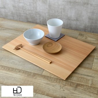 WDH 天然木 日光杉製 食膳 ランチマット 【送料無料】 