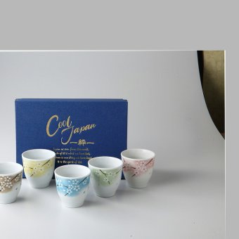 はんなりゆのみセット 磁器 美濃焼 やきものの里から、暮らしを贈ります。　ギフト 食器 セット テーブルウェア