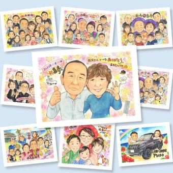 喜寿のプレゼントに、似顔絵のプレゼントはいかがですか。初めての似顔絵注文でも安心です。 似顔絵 贈り物 喜寿祝い ギフト 名入れ 手描き プレゼント 喜寿 長寿 古希 記念 おじいちゃん おばあちゃん 祖父母 修正無料 名入れ 下書き確認 喜ばれる サプライズ 似てる 実績多数 喜寿 長寿祝い 77歳 一生もの オーダーメイド ブライダルギフト 応援 家族 白寿祝い 節目 百寿祝い 贈答品