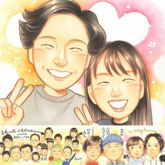 結婚記念日のプレゼントに、心に残るお祝いを、似顔絵で届けます。下書き確認あり。修正無料で納得の表情になるまで調整します。 贈り物 両親 似顔絵 手描き 名入れ ギフト プレゼント 結婚記念日 誕生日 記念 お祝い お母さん ご夫婦 両親 お父さん 名入れ 修正無料 下書き確認 喜ばれる かわいい 親孝行 サプライズ 両親 2人 カップル 一生もの 初任給 引っ越し 闘病中の方への励まし 節目