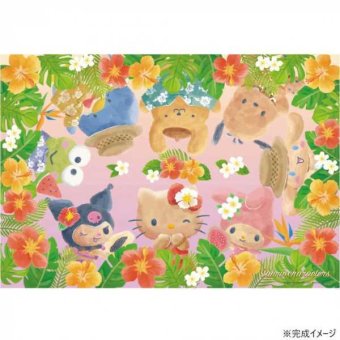 ジグソーパズル サンリオ 300ピース こんがりトロピカル 300-205 キャラクター グッズ パズル 大人 子供 パズル遊び 知育玩具 ギフト プレゼント インテリア 部屋飾り サンリオ正規ライセンス品