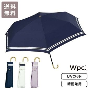 Wpc. 遮光 セーラー ミニ 折りたたみ傘 晴雨兼用 定形外 送料無料 折り畳み傘 801-14905-102 傘 雨傘 日傘 遮熱 UVカット100% 完全遮光 撥水