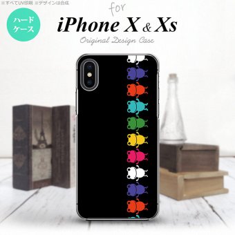 【iPhoneX】【スマホケース/スマホカバー】【アイフォンX】iPhoneX スマホケース カバー アイフォンX カエル・かえる 黒 nk-ipx-674【メール便送料無料】