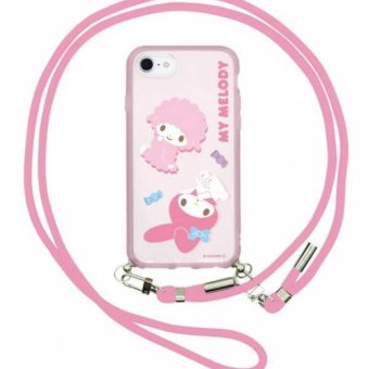サンリオ iPhoneSE 第3世代 第2世代 iPhone8 iPhone7 iPhone6s ケース マイメロディ IIIIfit Loop 耐衝撃 ストラップ付き ハイブリッド おしゃれ かわいい キャラクター スマホケース サンリオ正規ライセンス品