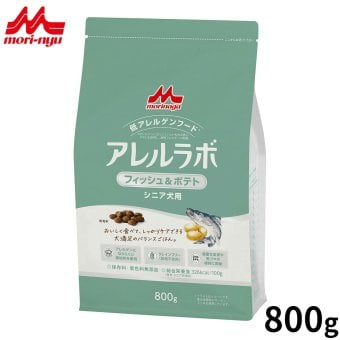 森乳サンワールド アレルラボ フィッシュ＆ポテト ドッグフード シニア犬用 800g