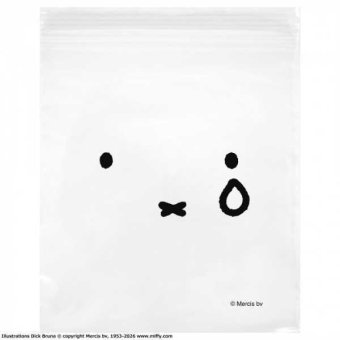 ミッフィー ストックバッグ Mサイズ 20枚入 保存袋 冷凍 冷蔵 キッチン雑貨 キャラクター miffy 保存容器 キッチン整理袋 小分け袋 旅行 トラベル ポーチ 小物整理