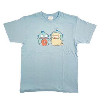 サンリオ ハンギョドン × なんでもいきもの Tシャツ(M) ライトブル＾ アパレル Sanrio 送料込み