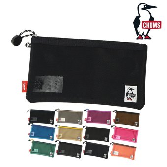 チャムス ポーチ 横長 ペンケース 文房具 便利 収納 メッシュ 軽量 CHUMS リサイクルオブロングケース CH60-4064  キッズ 誕生日プレゼント ギフト ラッピング無料 正規代理店